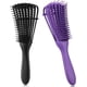 thumbnail image 1 of Cepillo desenredante para cabello rizado 4c Knots Easy Ez Detangler, cepillos para cabello rizado, ondulado, húmedo, grueso, largo, seco, negro, natural, paquete de 2, 1 of 7