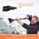 thumbnail image 4 of Kit de pala de nieve 3 en 1 para emergencias en el coche, remoción de nieve en la entrada, con raspador de hielo y cepillo para nieve, parabrisas, pala de nieve plegable portátil para patios, camiones, 4 of 7