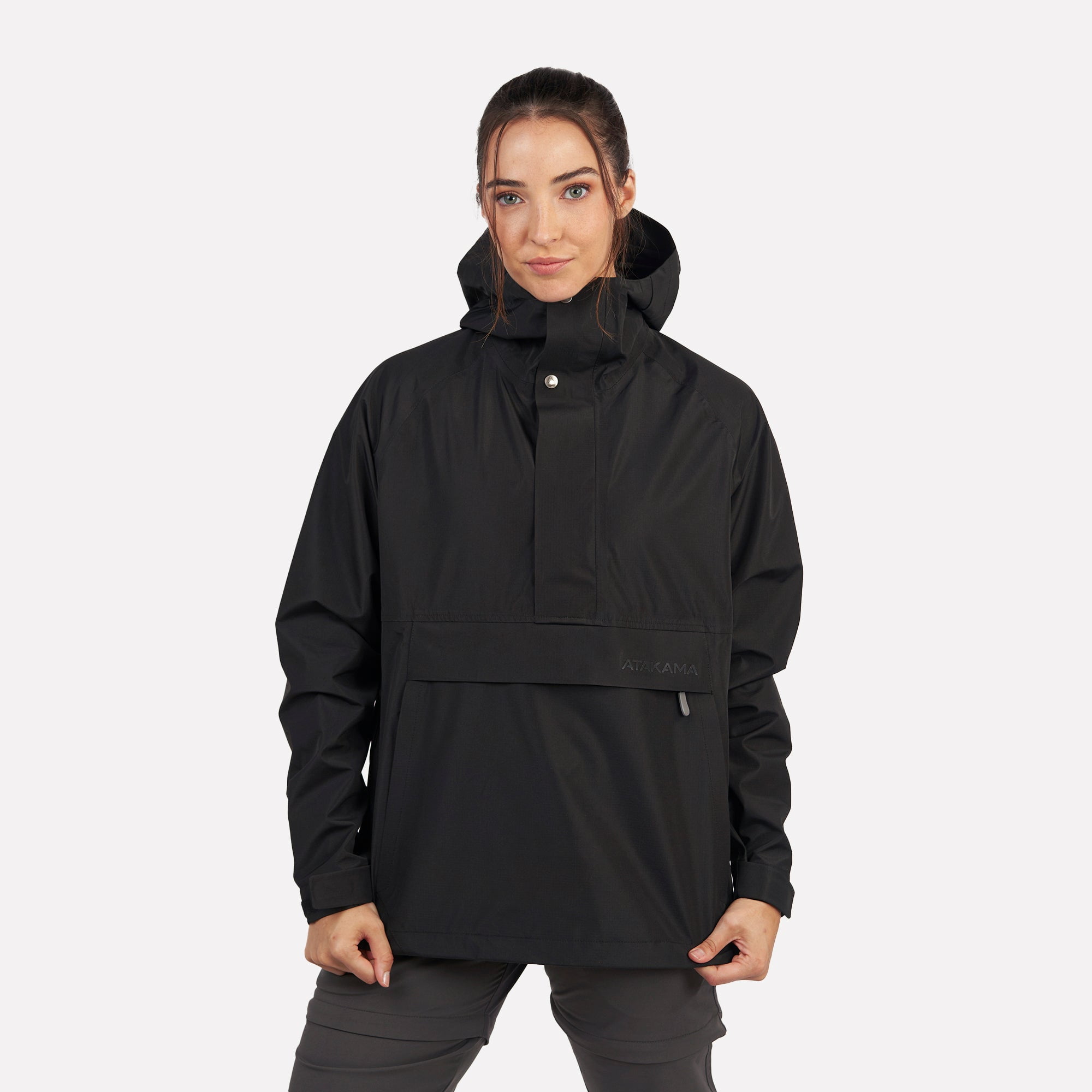 Chaqueta Impermeable Mujer Anorak Frontera Negra Atakama Outdoor