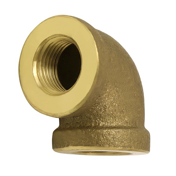 Conexión de tubería Supply Giant CSOM0034 codo de 90 grados de latón de 3/4