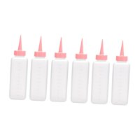 Magideal - Botellas Aplicadoras Exprimibles Botella Para Teñir El Cabello Suministros De Peluquería Botella De Champú Botella Para Lavar El Cabello Para El Hogar Medio