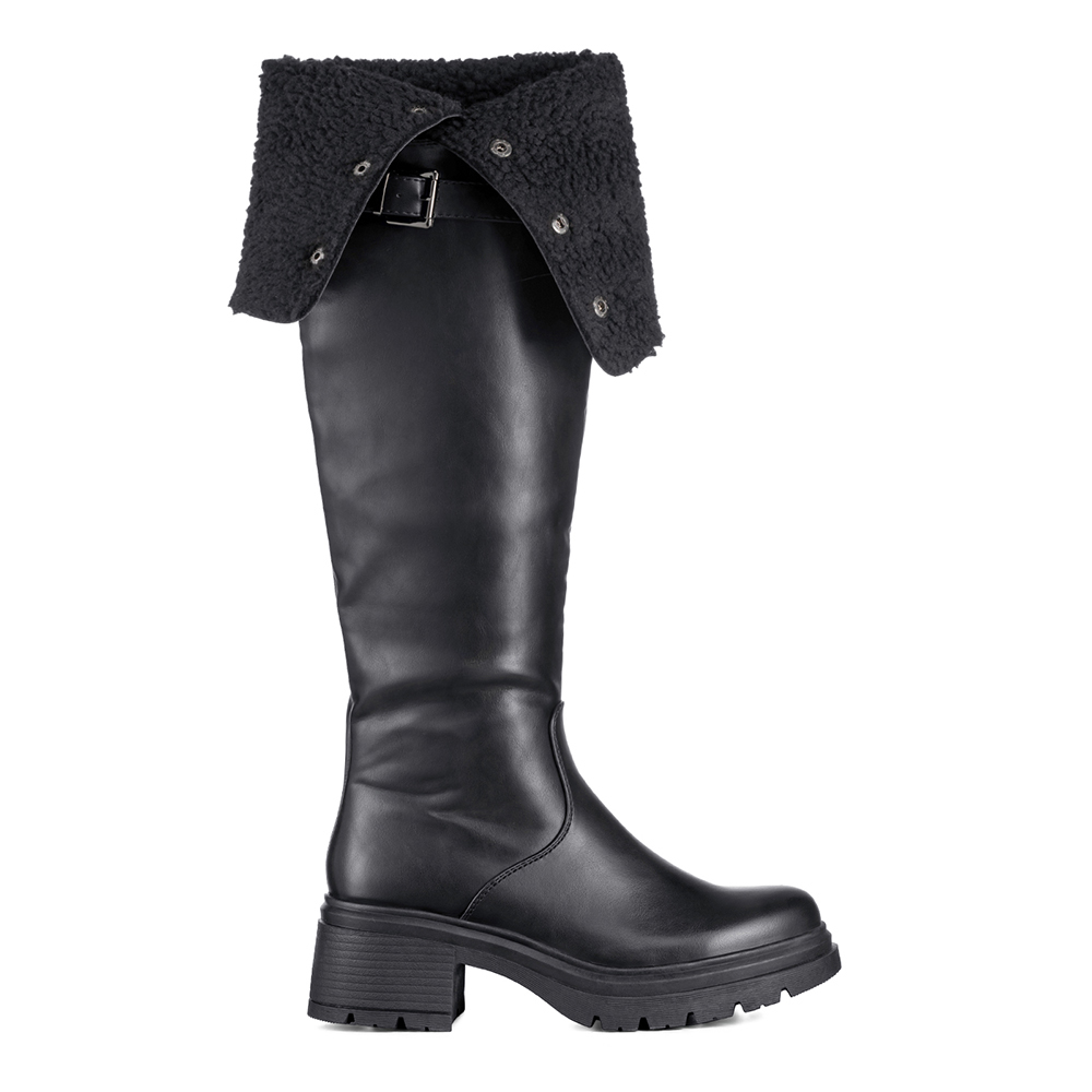Botas Largas Mujer De Moda Comodo Tacon Grueso Weide Czy615