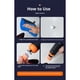 thumbnail image 3 of Mini pulidor amortiguador inalámbrico - Kit portátil de pulido de máquina para el detalle del coche, recargable, accesorios extra de 5 PCS, 3 of 3