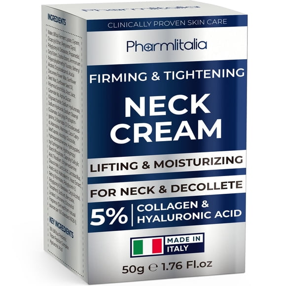 Crema para el cuello Pharmalitalia para tensar y reafirmar la piel flácida