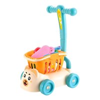 Genérico - Carrito Compras Juguete Alimentos Simular Cesta 2En1 Jhn