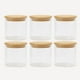 thumbnail image 1 of Set 6 Frascos Para Condimentos Especias Tapa Bambú 250ml, 1 of 3