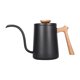 thumbnail image 2 of Cafetera De Goteo 600ml Hervidor De Agua Mango De Madera Pico Estrecho Para Cafetera Negro, 2 of 5
