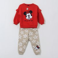 Conjunto Buzo Niña Vuelos Minnie Rojo Disney