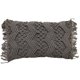 thumbnail image 1 of Cojín macrame gris, 1 of 3