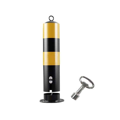 Magideal - Poste De Bolardo De Seguridad, Bolardo De Tráfico, Garaje, Tubería De Acero Al Carbono, Señal De Seguridad, Poste De Cerca De Estacionamiento Industri Estilo B