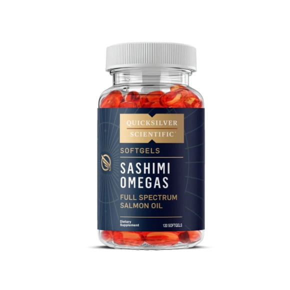 Quicksilver Scientific Sashimi Omegas — Omega-3 Liposomal · 120 cápsulas blandas
