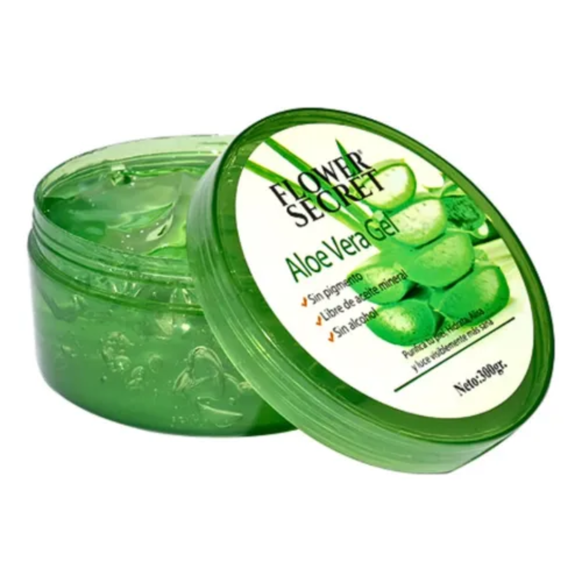 Flower Secret - Gel Hidratante 99% Aloe Vera Calmante Hidratante Reparadora