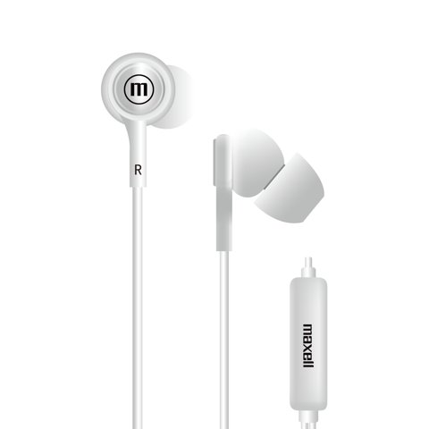 Maxell - Audifono Con Mic Whi