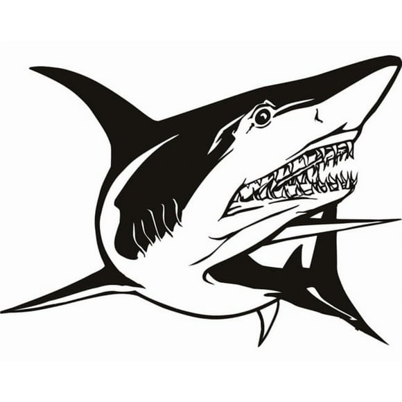 Decomural Great White Shark Under The Sea WS-17488