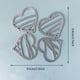 thumbnail image 2 of Plantilla de corte metálica Trdxxx Love Hearts, 2 of 9