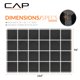 thumbnail image 4 of Colchoneta de entrenamiento tipo puzzle CAP Barbell 61x61 cm espuma EVA - Pack de 4, 4 of 8
