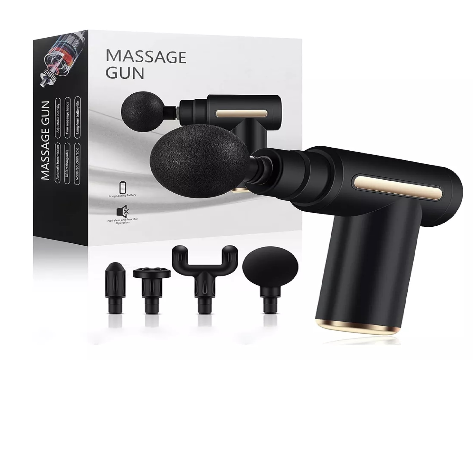 Genérico - Pistola Masajeadora Fascial Gun Masajeador Muscular Electrico