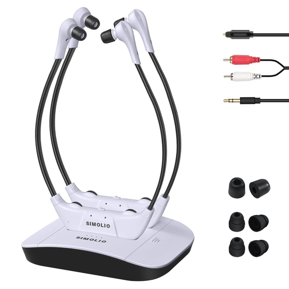 Auriculares inalámbricos SIMOLIO SM-824D2 para ver televisión