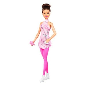 Muñeca Barbie Profesional Patinadora Artística Con Accesorio