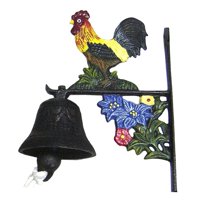 Bothyi - Campana De Fundición Rústica Colgante Campana Decorativa Patio De Jardín Interior