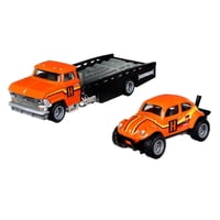 Vehículo De Juguete Hot Wheels Die-Cast Collector Horizon Hauler + Volkswagen Baja Bug Pulgadas