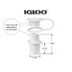 thumbnail image 2 of Tapón de drenaje triple a presión de repuesto para refrigeradores Igloo, 2 of 9