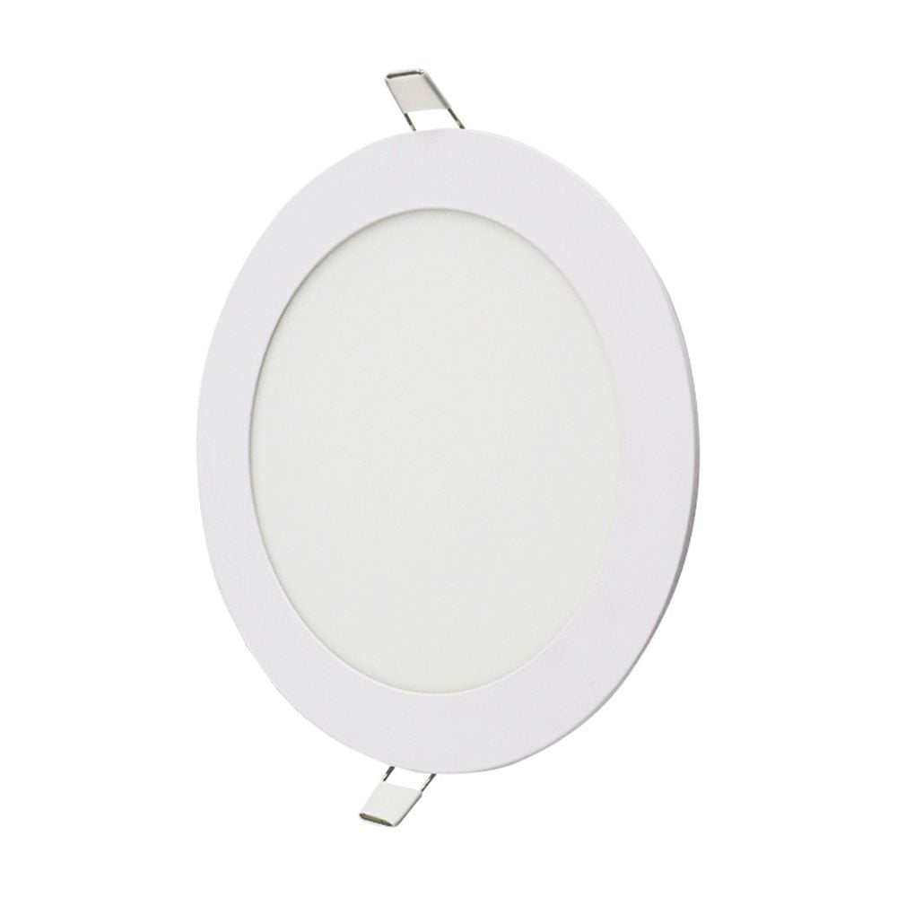 Daumer - Embutido Led Redondo Marco Blanco 6w Luz Calida