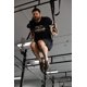 thumbnail image 4 of Muñequeras Gymreapers de soporte para fuerza, ajustables, grises, 4 of 6