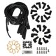 thumbnail image 1 of Juego de cables para bujías ACCEL 4040K de 8 mm, negro, silicona, 1 of 9