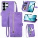 thumbnail image 1 of Funda FOXDOCK Cartera Piel Samsung Galaxy S26 Ultra – Antirrobo RFID, Antigolpes – Púrpura, 1 of 6