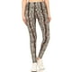 thumbnail image 1 of Saronite Leggings de Yoga de Cintura Alta y Largo Completo con Estampado de Piel de Serpiente (para Mujer), 1 of 4