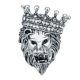 thumbnail image 5 of Broche De Cabeza De León Con Insignias De Corona Regalos Con Forma De Animal Mujeres Hombres Silve, 5 of 5
