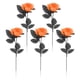 thumbnail image 2 of Rosas De Poliéster Centros De Mesa De Halloween Decoración De Fiesta Naranja, 2 of 5