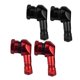 thumbnail image 5 of Vástagos De Válvula De Rueda De Motocicleta Universal De Aluminio CNC Rojo Y Negro De 90 Grados, 5 of 5