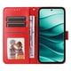thumbnail image 3 of Funda tipo cartera FOXDOCK para Xiaomi Redmi Note 14 Pro 5G , diseño girasol en relieve, cuero PU, cierre magnético, soporte y tarjetero, 3 of 5