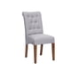 thumbnail image 2 of Silla Oviedo Lino Gris Claro, 2 of 2