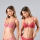thumbnail image 1 of Pack 2X Sosten Balconet Push Up Micro Print Flores Mujer 25554-234, 1 of 8