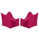 thumbnail image 1 of Set Poufs Potter 2 Cuerpos Felpa Burdeo, 1 of 6