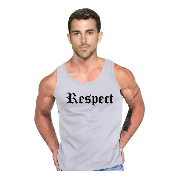 Polera Respect Goat Mvp Respecto Musculosa Tank Gym Talla S Gris Hombre