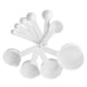 thumbnail image 4 of Juego de 10 cucharas medidoras para cocina, color blanco, 4 of 8