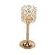thumbnail image 5 of Sala De Estar Decoración Del Hogar Mesa De Boda Candelabro De Cristal Candelero Dorado 8x8x21cm, 5 of 5