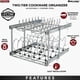 thumbnail image 2 of Estante organizador de utensilios de cocina Rev-A-Shelf de 2 niveles, cromado, 2 of 9