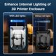 thumbnail image 3 of Carcasa para impresora 3D con luz LED YOOPAI con tira de luz USB, 3 of 5