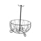 thumbnail image 4 of Soporte Para Frutero Con Colgador De Plátano, Soporte Para Cesta De Frutas De Cocina, Grande, Negro, 4 of 5