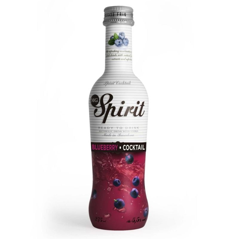 Cóctel Blueberry 5,5° Botella 275 ml Spirit