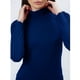 thumbnail image 2 of Camiseta Mujer Elasticada Forro Polar Cuello Beatle 4219, 2 of 3