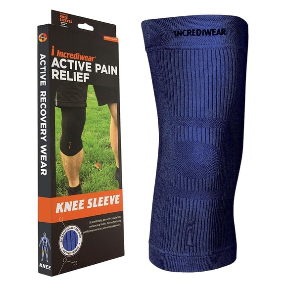 Rodilleras Incrediwear para aliviar el dolor, azul marino, XXL