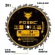 thumbnail image 2 of Disco Sierra FOXBC 10 24D 58 Madera Corte Fino, 2 of 3