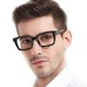 thumbnail image 1 of Gafas de lectura MARE AZZURO Retro Square para hombre +1,50 cm, color negro, 1 of 6