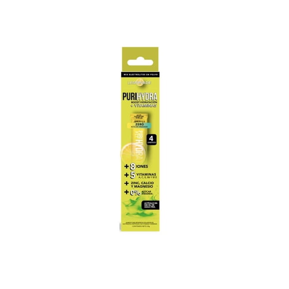 Puri Hydra Limon 4 Unidades, 24 g